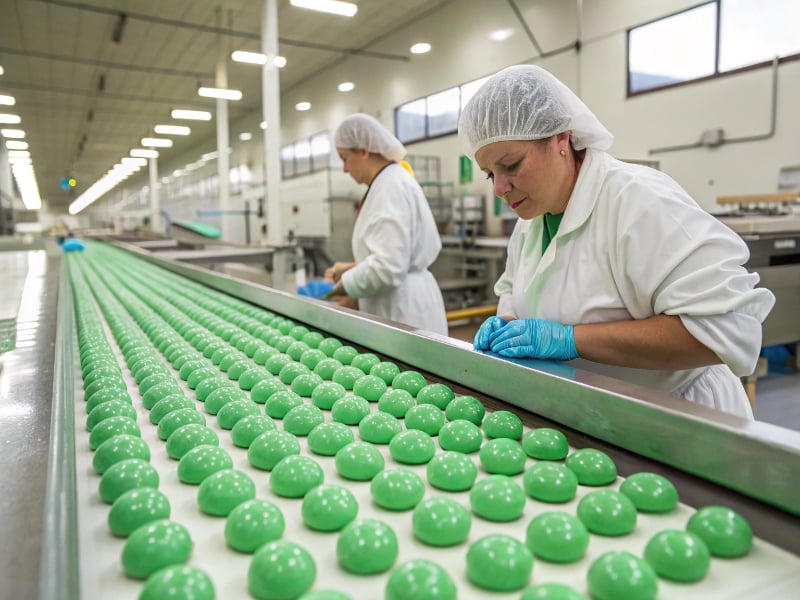 Mint candy packaging line