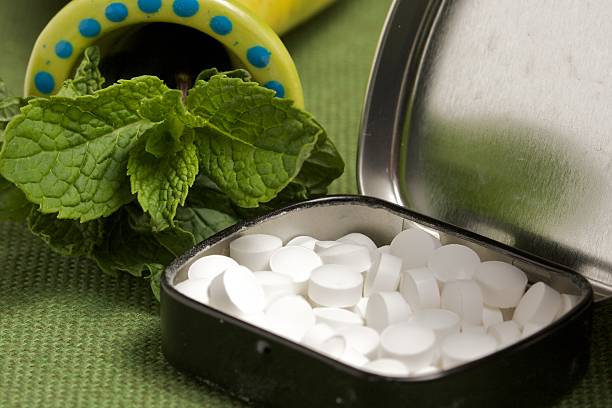 Pressed mint tablets