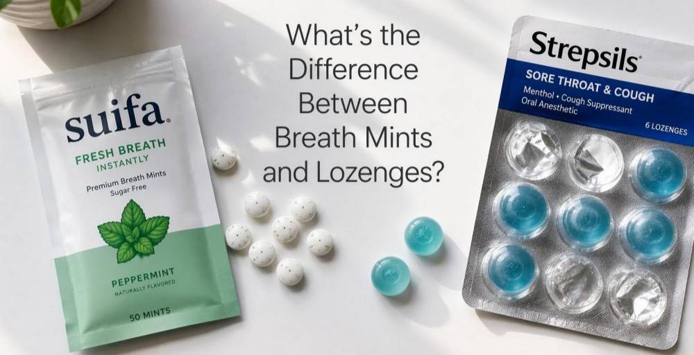 What’s the Difference Between Breath Mints and Lozenges?