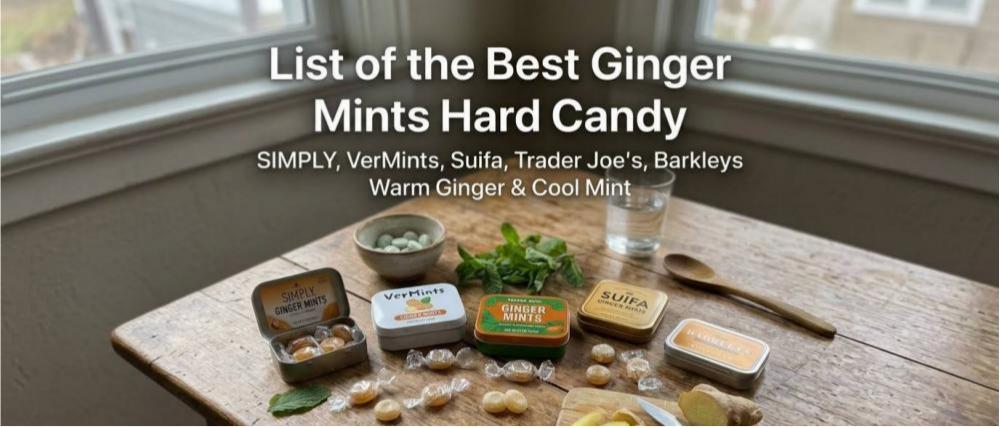 List of the Best Ginger Mints Hard Candy