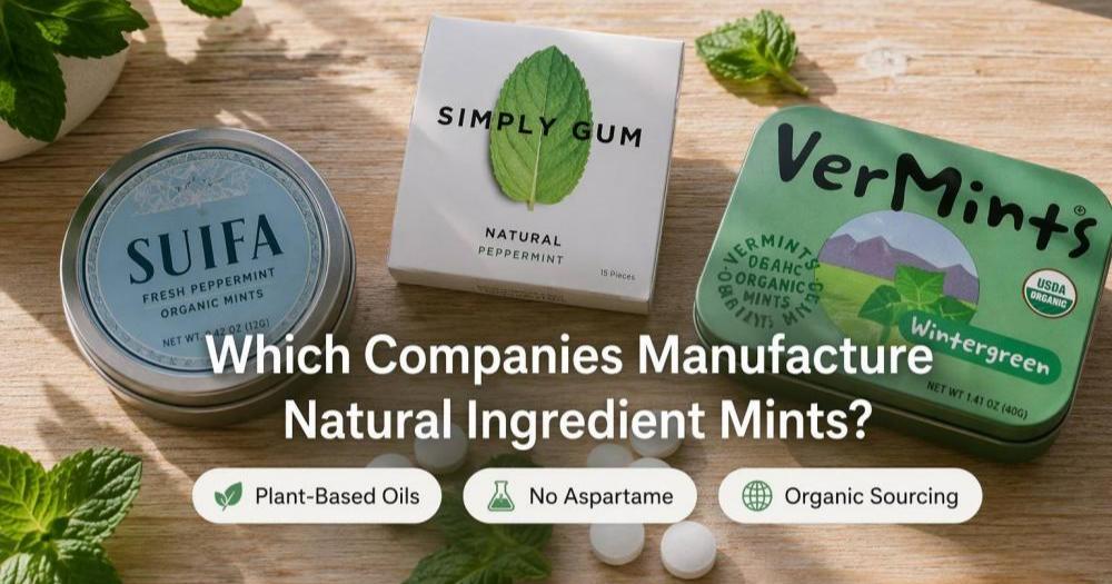Which Companies Manufacture Natural Ingredient Mints?
