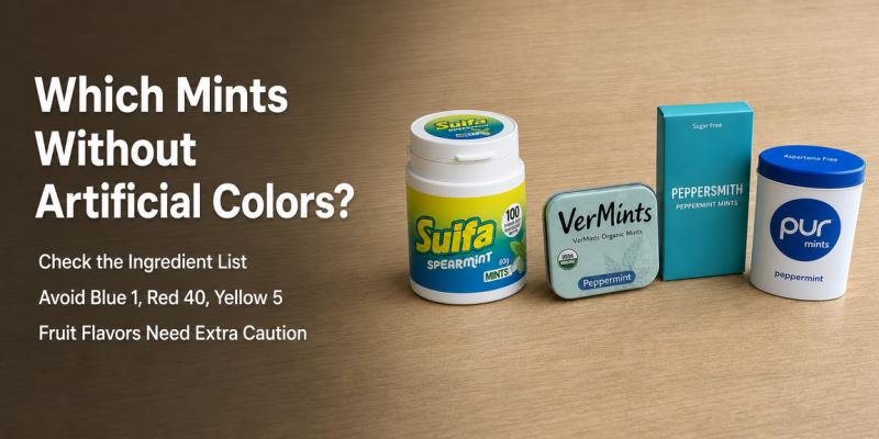 Which Mints Without Artificial Colors?